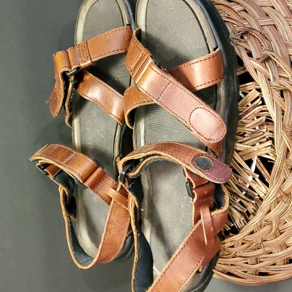 TIMBERLAND MENS LEATHER SANDALS 12M - Picture 4 of 8